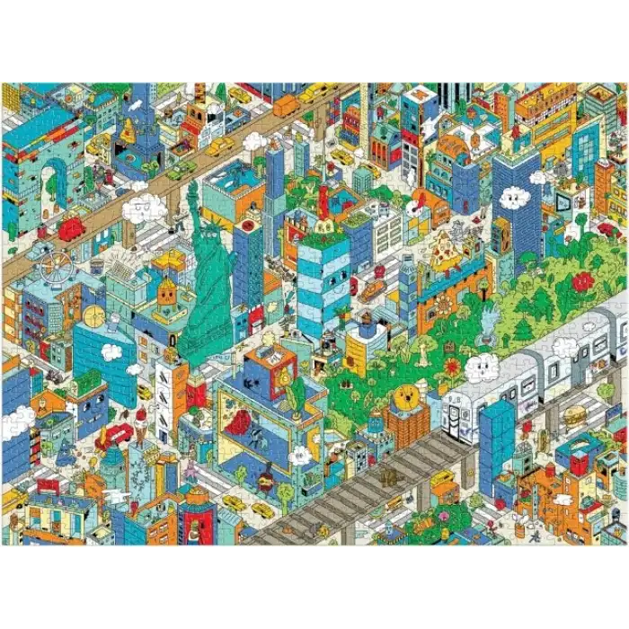 Galison Renkli New York Puzzle