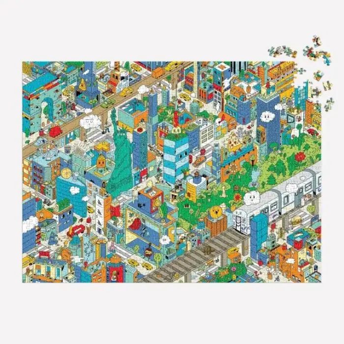 Galison Renkli New York Puzzle