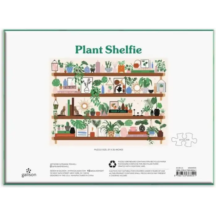 Galison Saksı Çiçeği Puzzle