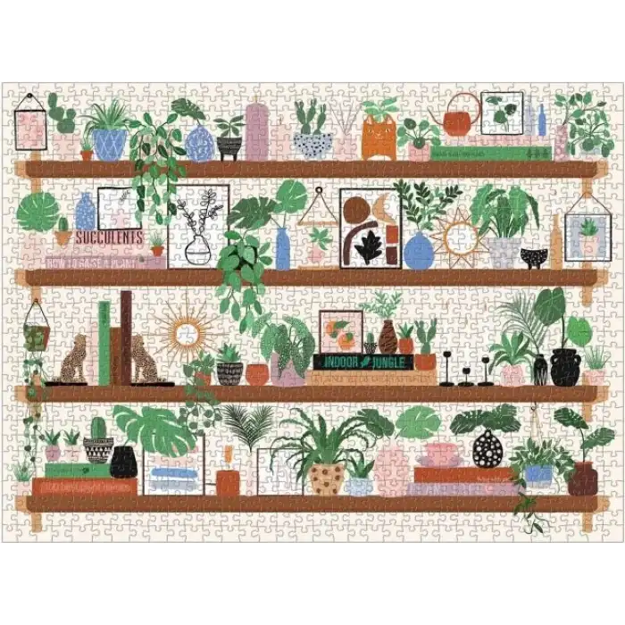 Galison Saksı Çiçeği Puzzle