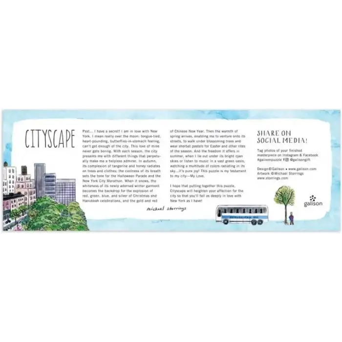 Galison New York Halk Kütüphanesi Puzzle