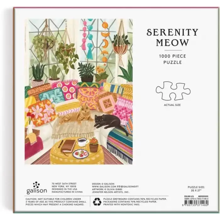 Galison Serenity Kedi Puzzle