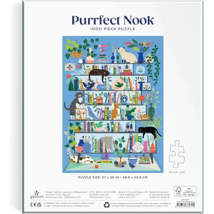 Galison Serenity Kedi Puzzle