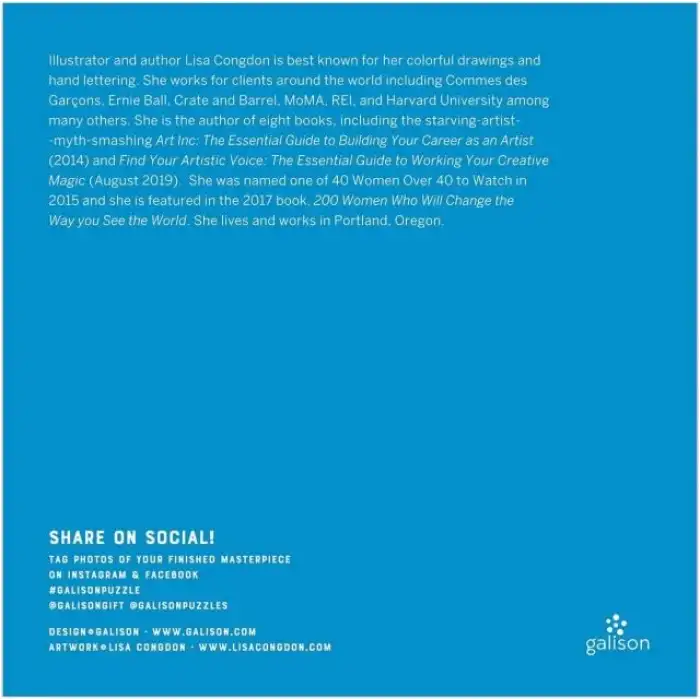 Galison Tavşanlı Yorgan Ahşap Puzzle