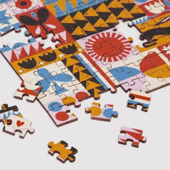 Galison Tavşanlı Yorgan Ahşap Puzzle