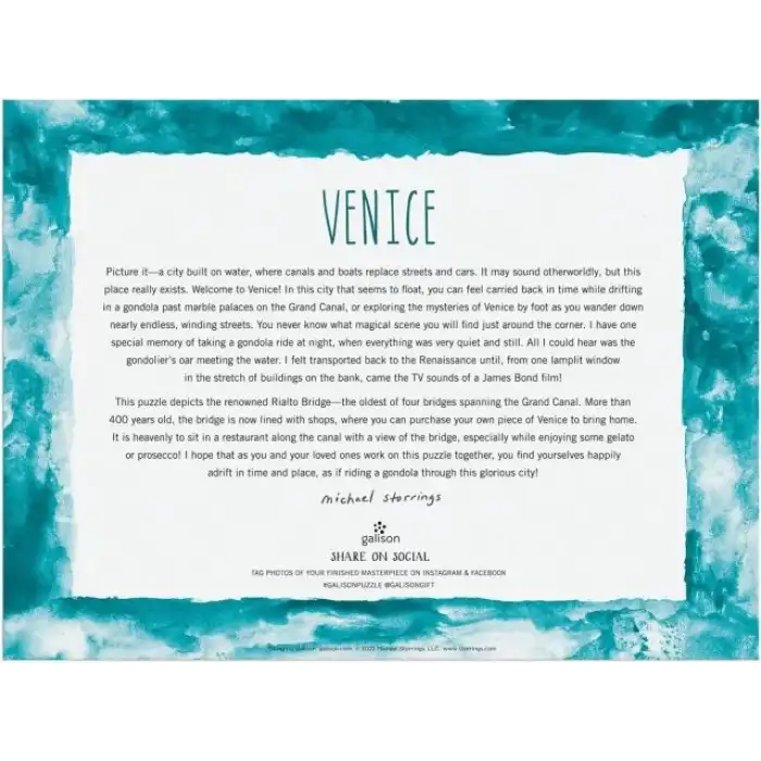 Galison Venedik Puzzle