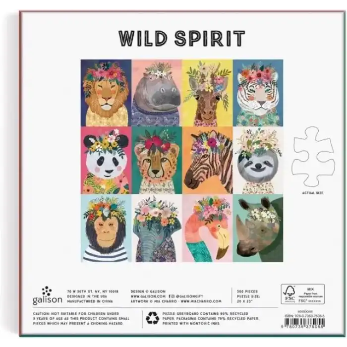 Galison Yabani Ruh Puzzle