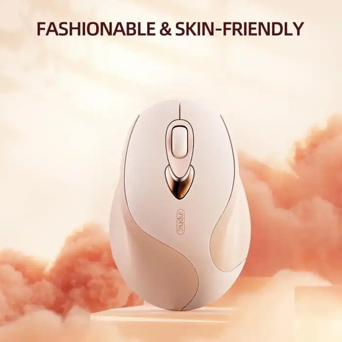 Gamextrem 2.4G USB Şarj Edilebilir Kablosuz Mouse, Sessiz Tıklama - Pembe