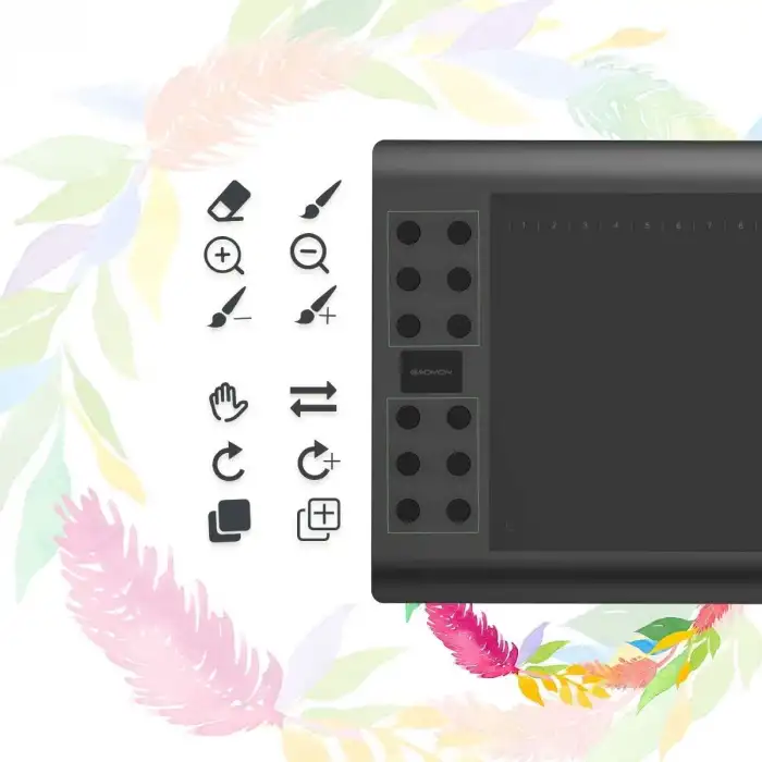 GAOMON M106K PRO 10 x 6.25 Grafik Çizim Tableti