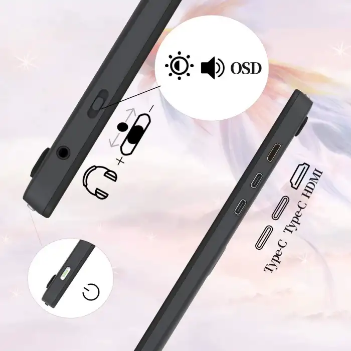 GAOMON PD1220 11.6 Inc Grafik Çizim Tableti - Kömür Grisi