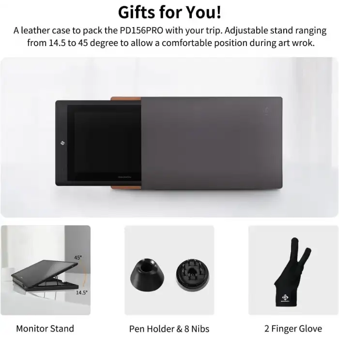 GAOMON PD156Pro - 15.6 Inc Ekranlı Çizim Tableti