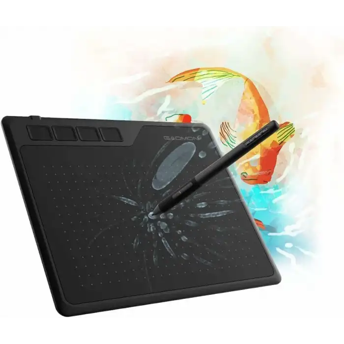 GAOMON S620 6.5x4 Inc Grafik Tablet - 8192 Pasif Kalem 4 Ekspres Tuş
