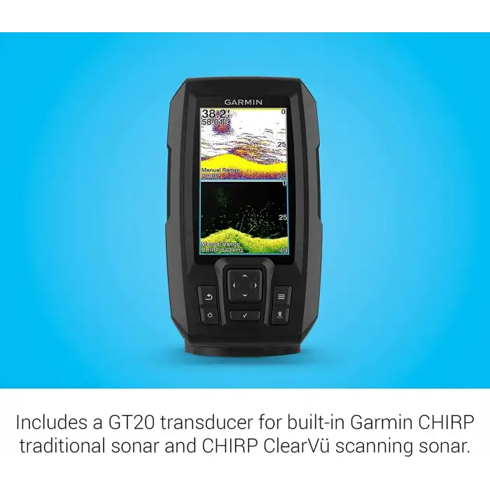 Garmin 010-02550-00 Striker Canlı 4cv, 4 inç Renkli Balık Bulucu