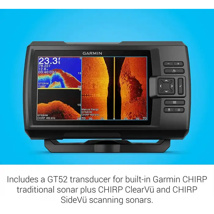 Garmin Striker Vivid 7cv, 7-inch Renkli Balık Bulucu (010-02553-00)