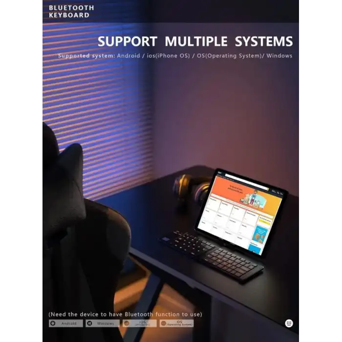 Geyes Katlanabilir Bluetooth Klavye