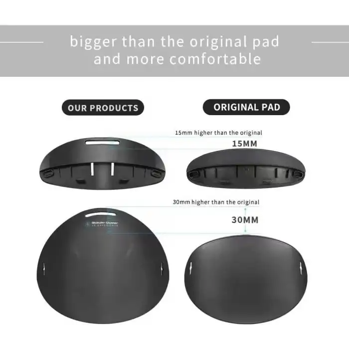 Globular Meta Quest Pro-Yumuşak ve Daha Büyük Alın Pedleri ve Üst Kayış