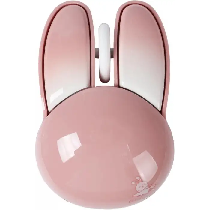 Guguelec Kablosuz Mouse, Sevimli Tavşan Bluetooth Çift Mod, Küçük - Pembe