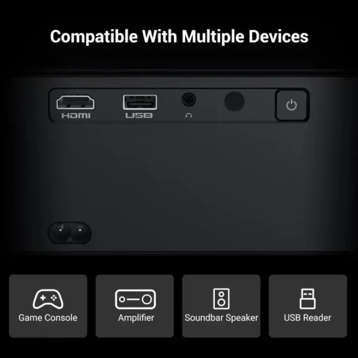 HAPPRUN 1500 ANSI Akıllı Projektör, 4K 300 Ekran