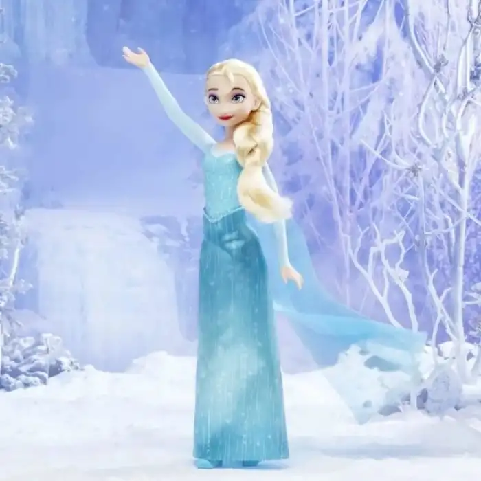 Hasbro Disney Frozen Parlayan Elsa Moda Bebeği