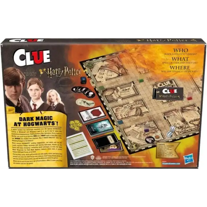 Hasbro Gaming Clue: Büyücülük Dünyası Harry Potter Sürümü