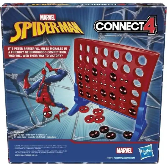 Hasbro Gaming Connect 4: Marvel Spider-Man Sürümü Strateji Oyunu