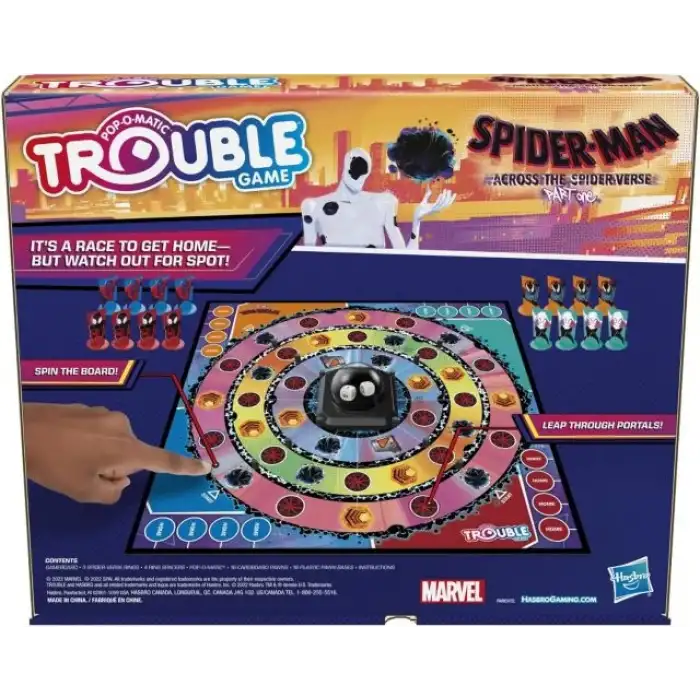 Hasbro Gaming Marvel Trouble: The Spider-Verse Sürümü