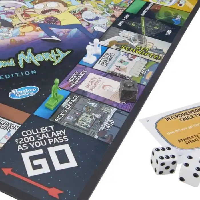 Hasbro Gaming Monopoly: Rick ve Morty Sürümü Masa Oyunu