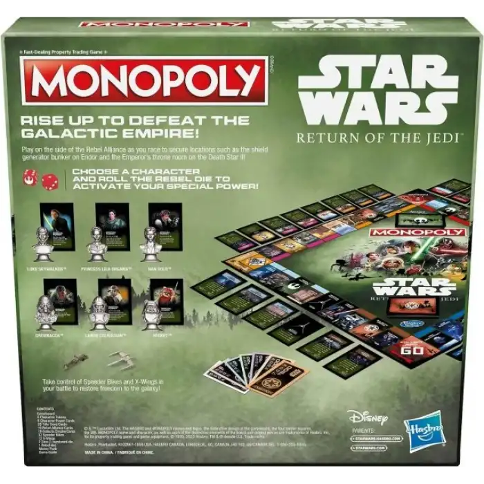 Hasbro Gaming Monopoly: Star Wars Jediın Dönüşü Masa Oyunu
