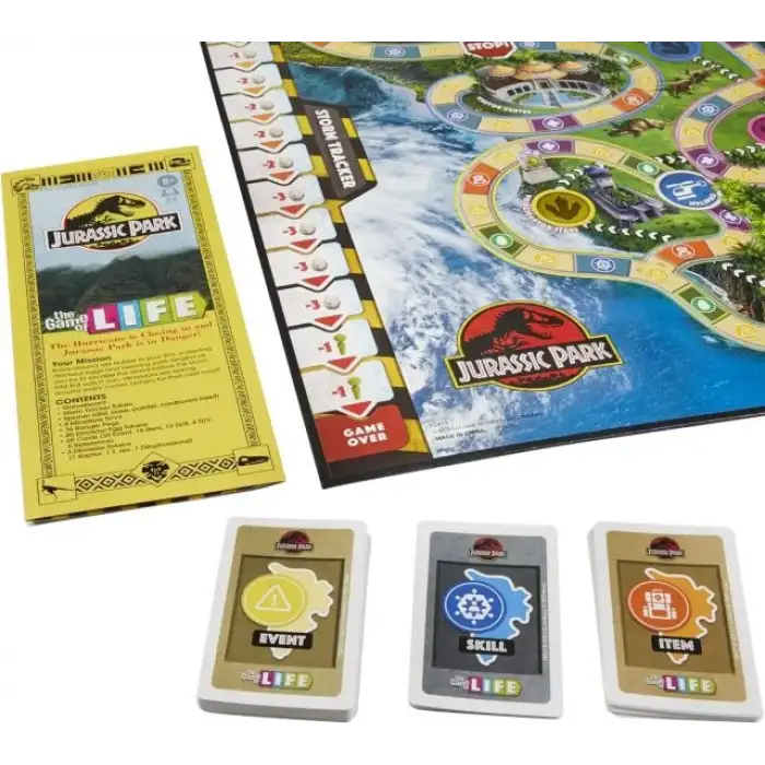 Hasbro Gaming The Game of Life Jurassic Park Sürümü