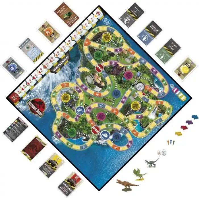 Hasbro Gaming The Game of Life Jurassic Park Sürümü