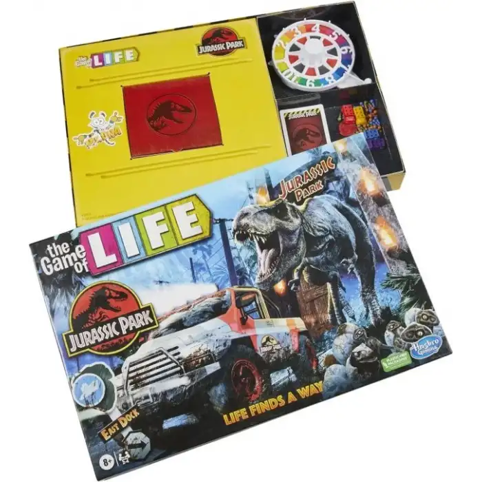Hasbro Gaming The Game of Life Jurassic Park Sürümü