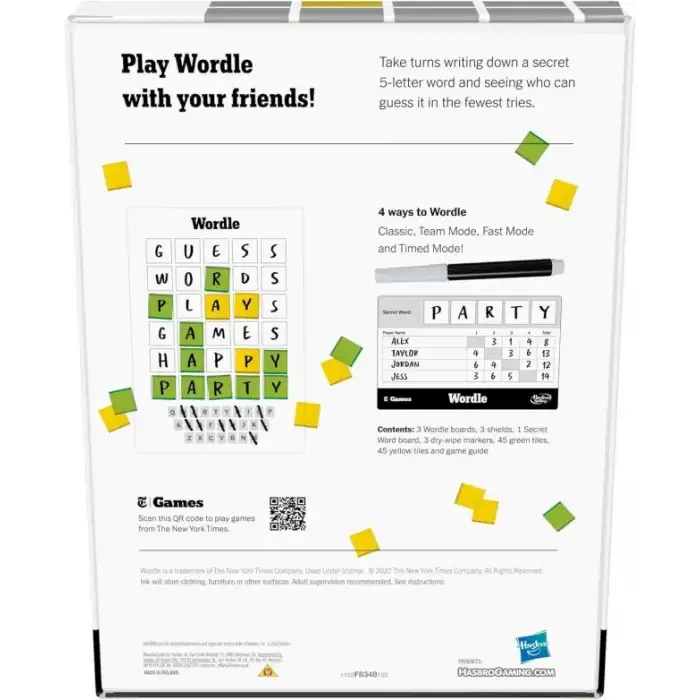 Hasbro Gaming Wordle 2-4 Oyunculu Parti Oyunu
