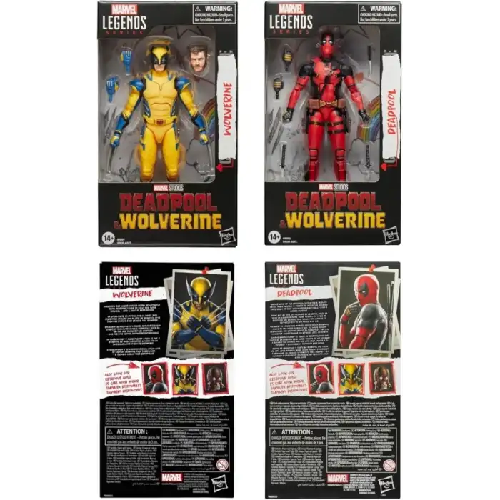 Hasbro Marvel Legends Serisi: Deadpool ve Wolverine Film Figürleri