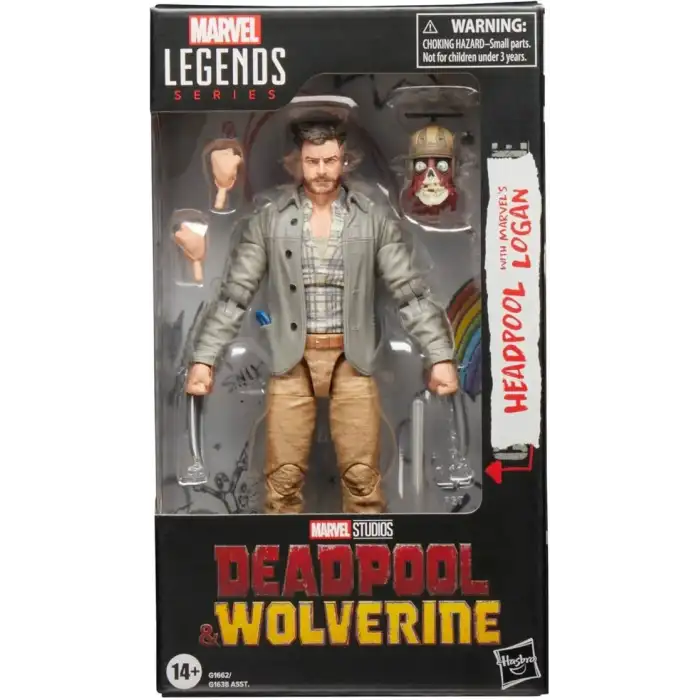 Hasbro Marvel Legends Serisi Deadpool & Wolverine Headpool Logan Figür