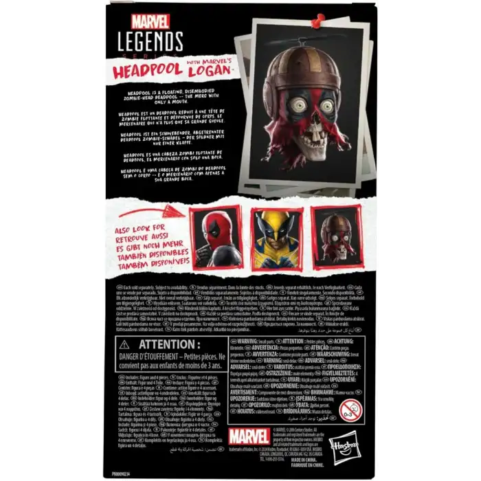Hasbro Marvel Legends Serisi Deadpool & Wolverine Headpool Logan Figür