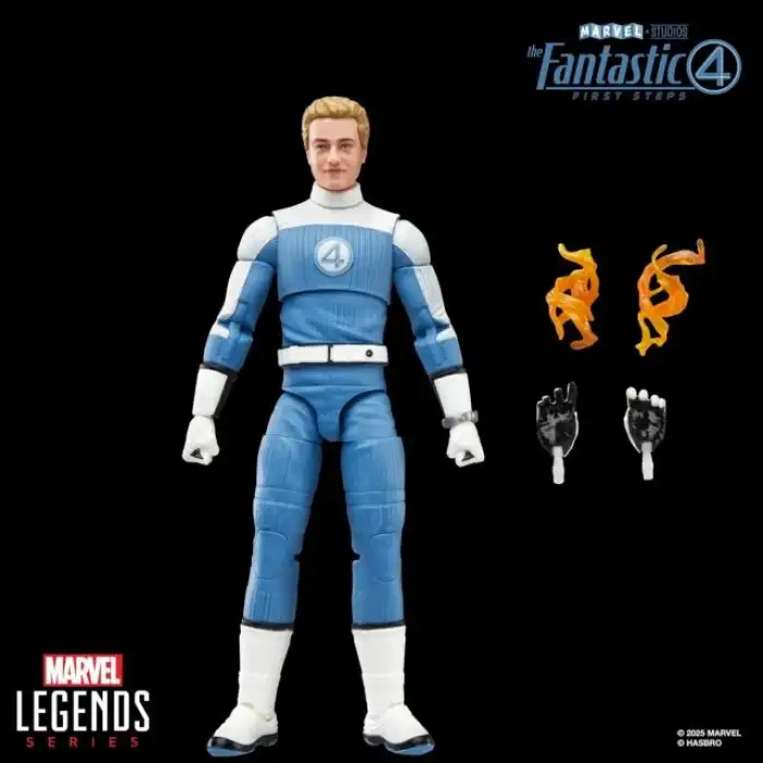 Hasbro Marvel Legends Serisi Fantastik Dörtlü: İlk Adımlar Johnny Storm Figürü