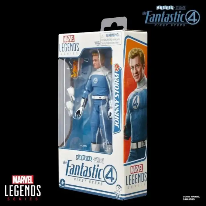 Hasbro Marvel Legends Serisi Fantastik Dörtlü: İlk Adımlar Johnny Storm Figürü