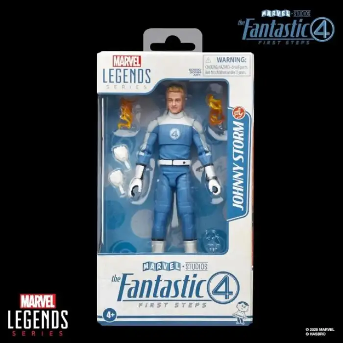 Hasbro Marvel Legends Serisi Fantastik Dörtlü: İlk Adımlar Johnny Storm Figürü