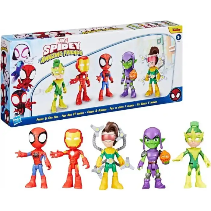 Hasbro Marvel Örümcek Adam ve Muhteşem Arkadaşları 5 Aksiyon Figürü