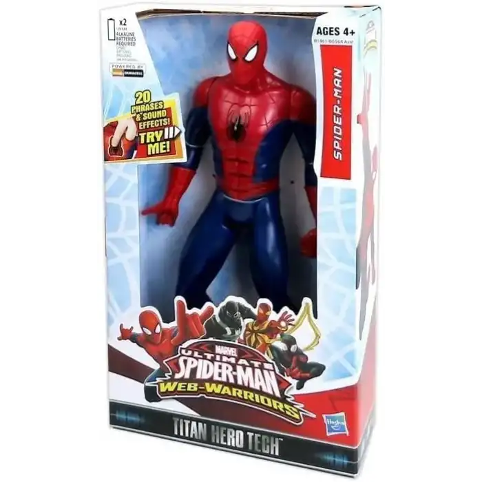 Hasbro Marvel Ultimate Web Warriors Titan Hero Spider Man Figür