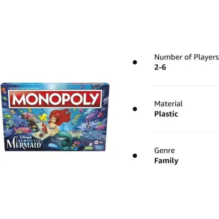 Hasbro Monopoly Gaming Disneyin Küçük Denizkızı Sürümü