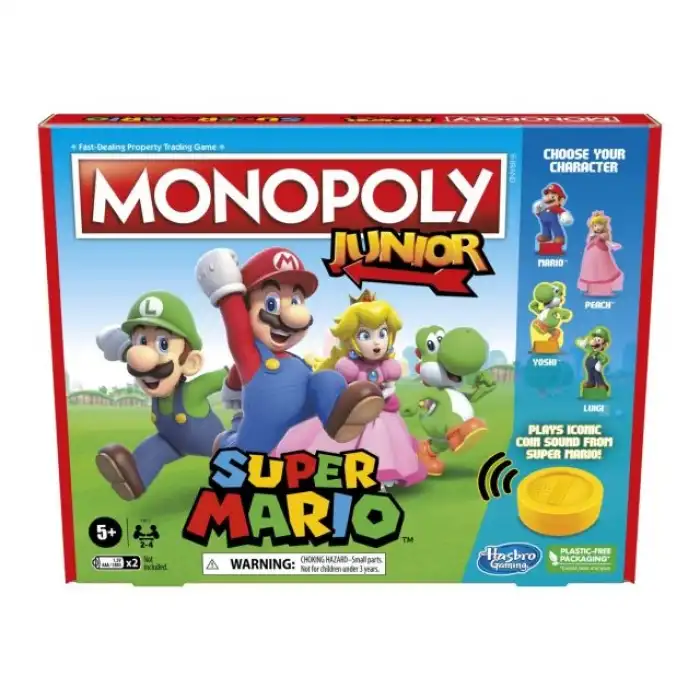Hasbro Monopoly Junior Süper Mario Sürümü
