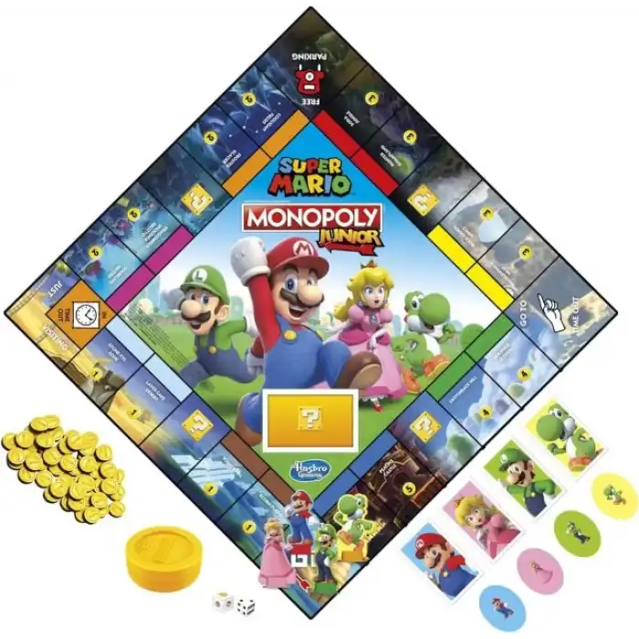 Hasbro Monopoly Junior Süper Mario Sürümü