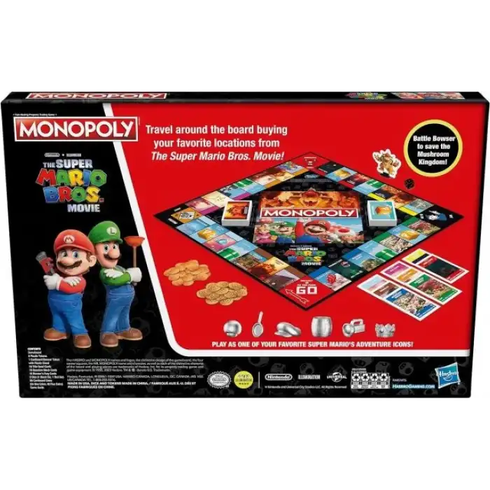 Hasbro Monopoly Süper Mario Bros. Film Sürümü