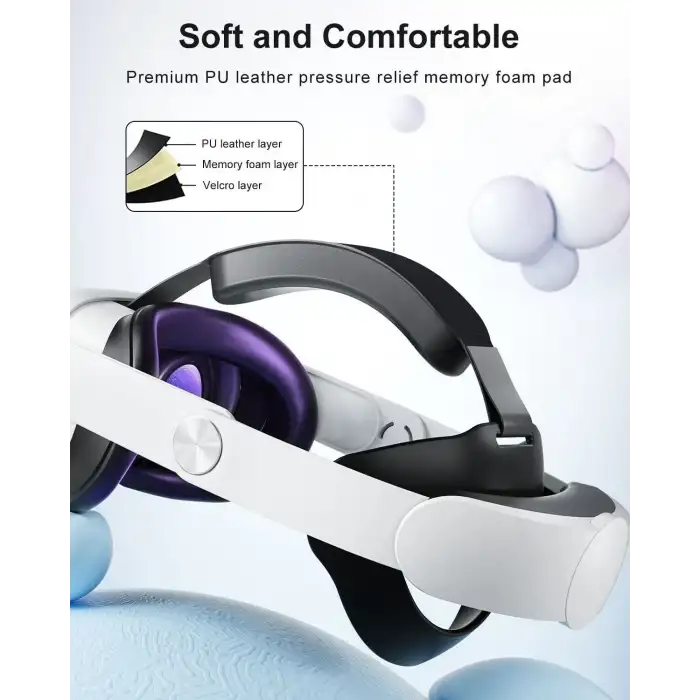 Hatalkin Kafa Bandı ve 10000mAh Pil  - Quest 3S İçin (Sadece Aksesuar)