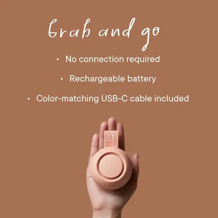 Hatch Rest Go - Taşınabilir Ses Makinesi - Bebek Uyku Emziği - Şeftali Rengi