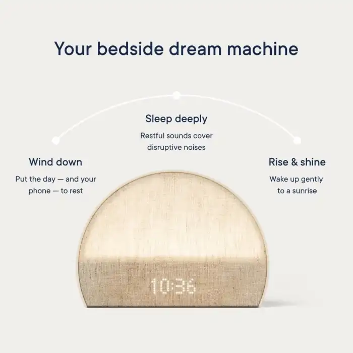 Hatch Restore 2 Gündoğumu Çalar Saat, Ses Makinesi, Akıllı Işık - Macun Rengi