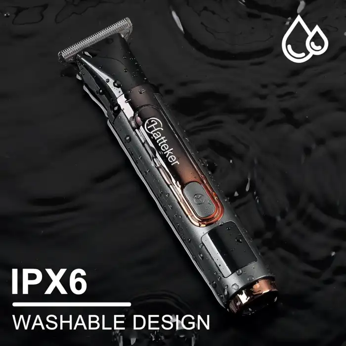 Hatteker Elektrikli Sırt Tıraş Makinesi - Yüz, Kol, Çene Sakal Uzatma Saplı