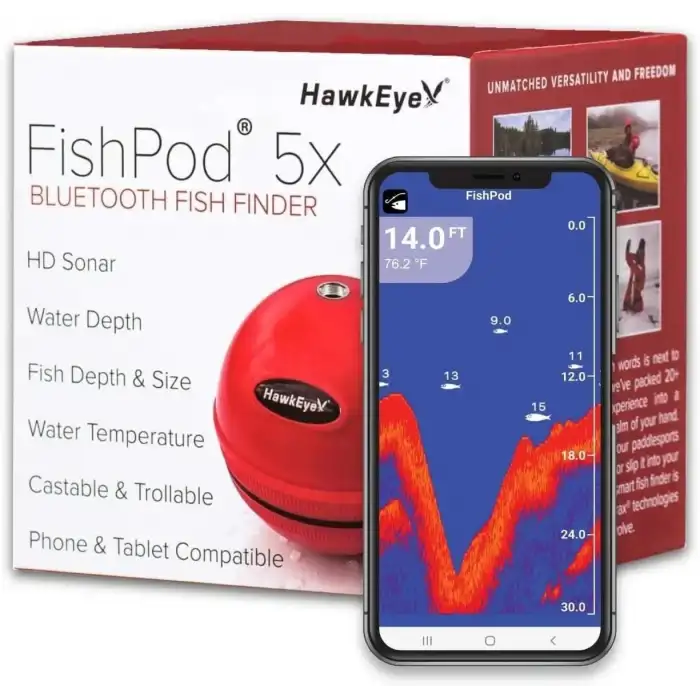 Hawkeye FishPod 5X Bluetooth Balık Bulucu