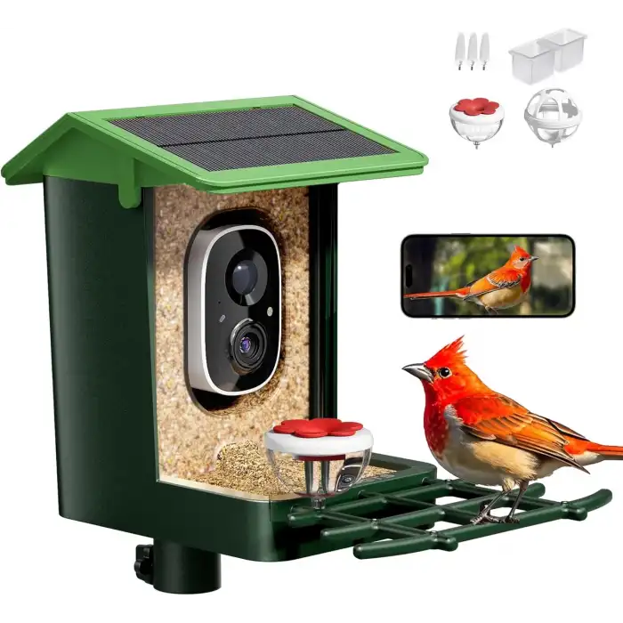 Heapets Kamera, Güneş Enerjili 2K HD Video - Çimen Yeşili